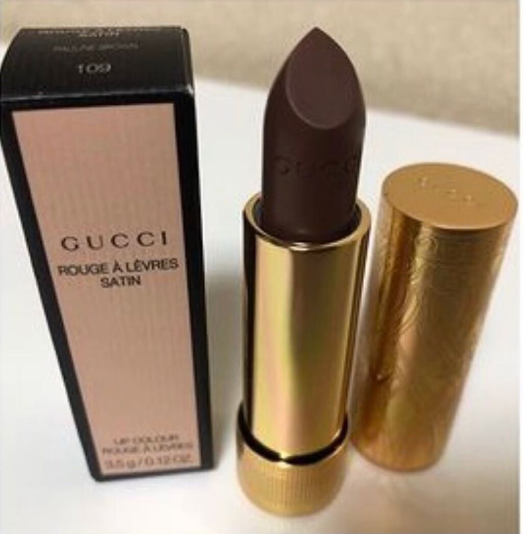 グッチ ルージュ ア レーヴル サタン/GUCCI beauty/口紅の動画クチコミ1つ目