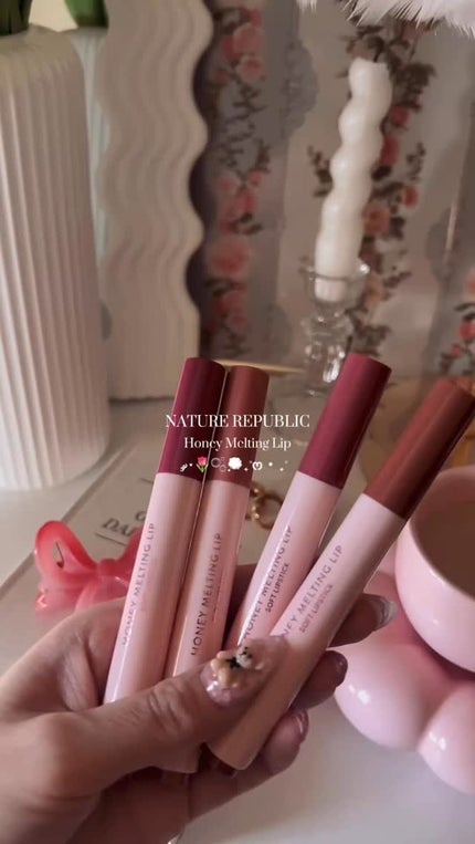 ハニーメルティングリップ/ネイチャーリパブリック/口紅の人気ショート動画