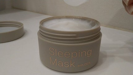 スリーピングマスク with CICA/b.glen/フェイスクリームを使ったクチコミ(6枚目)