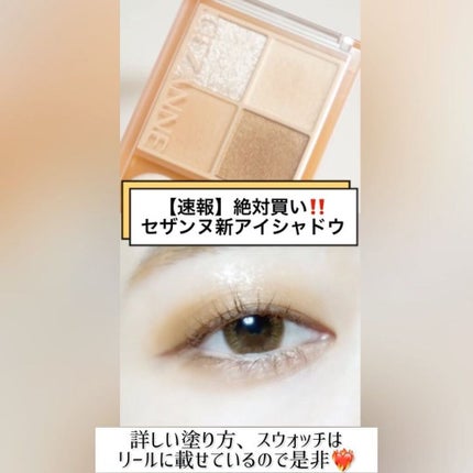 ベージュトーンアイシャドウ/CEZANNE/アイシャドウパレットを使ったクチコミ(5枚目)