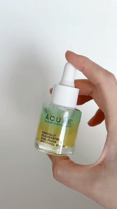 ラディカリー リビジュネーティング デュアルフェーズ  バクチオールセラム/Acure Organics/美容液を使ったクチコミ（1枚目）