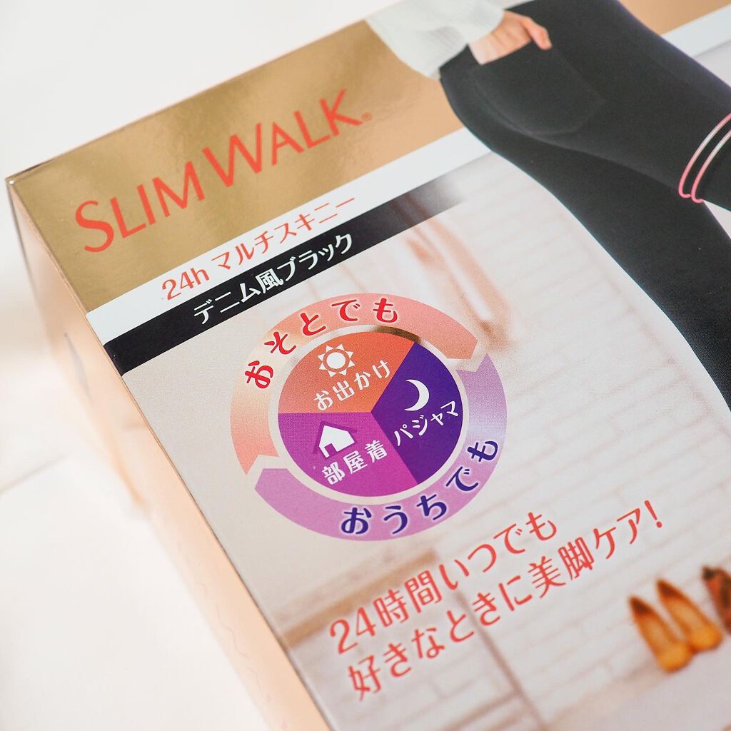 スリムウォーク 24h マルチスキニー デニム風/SLIMWALK/着圧ソックス・レギンスを使ったクチコミ（1枚目）