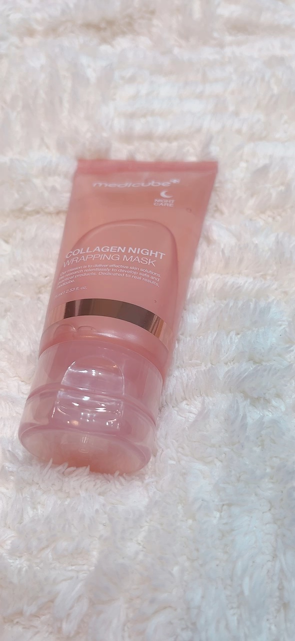 コラーゲンナイトラッピングマスク/MEDICUBE/洗い流すパック・マスクの人気ショート動画