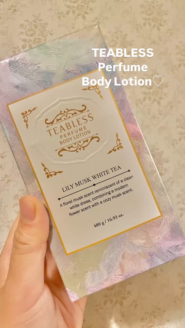 パフュームボディローション リリィムスクホワイトティー/TEABLESS/ボディローションの人気ショート動画