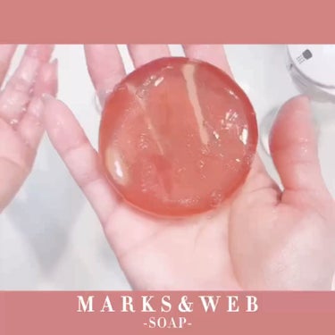 ハンドメイドボタニカルソープ レモングラス／ガーデニア/MARKS&WEB/洗顔石鹸の動画クチコミ3つ目
