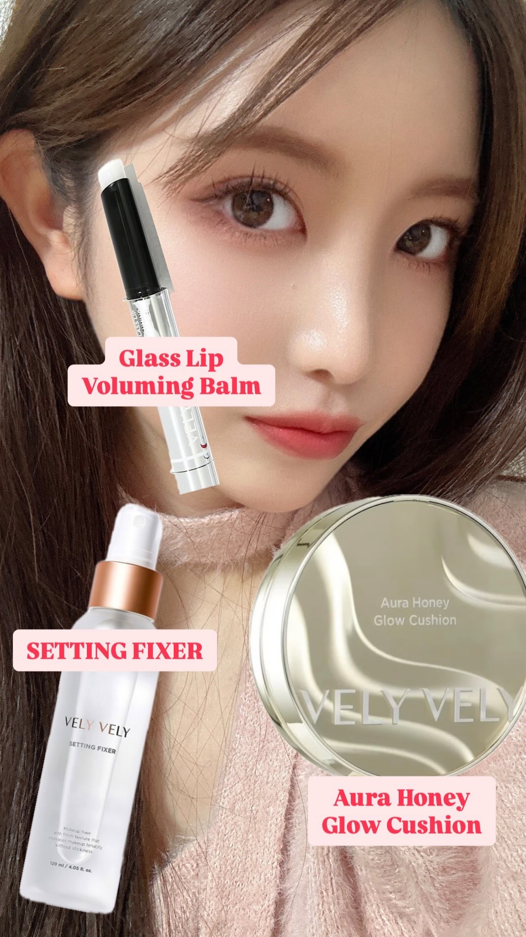 グラスリップボリューミングバーム/VELY VELY/リップバームの人気ショート動画