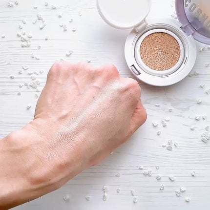 パンテノールバリアクッション/COSNORI/クッションファンデーションを使ったクチコミ(6枚目)