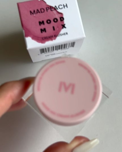 ムードミックスクリームブラッシャー/MAD PEACH/ジェル・クリームチークを使ったクチコミ(3枚目)