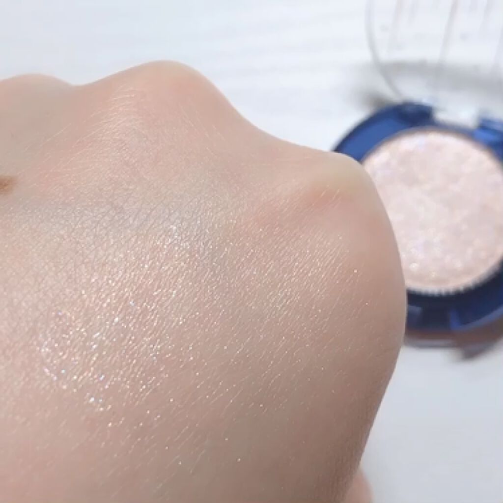 グリッター シャドウ カラー/rom&nd/グリッターを使ったクチコミ（3枚目）