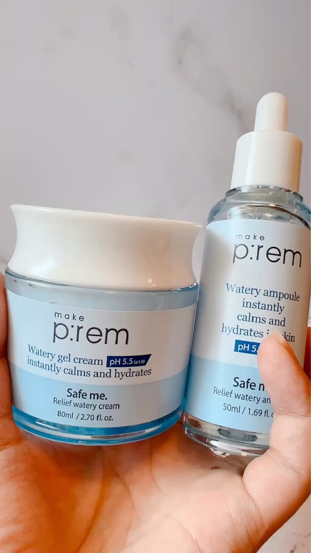 セーフミーリリーフウォータリーアンプル/make prem/美容液の動画クチコミ2つ目