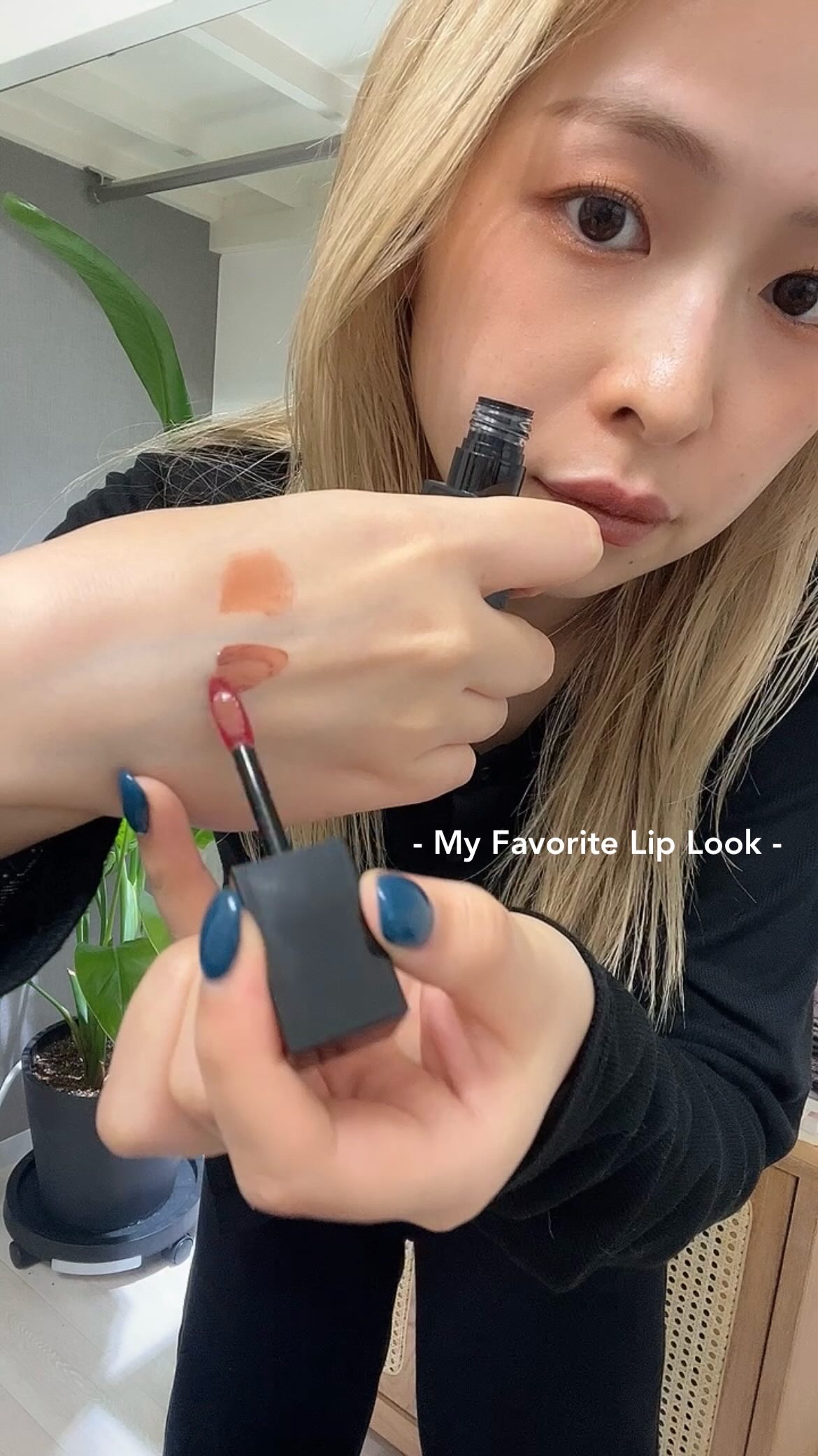 お気に入りのリップメイク🫶🏻
　
オレンジ味ある
リップモンスター16に、
ツヤ足しでdintoリベルタス◎
　
　
#リップモンスター #リップメイク #お気に入りリップ#お気に入りメイク #オレンジリップ #リベルタス #dinto