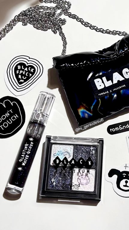 ブラックスペクトラムエディション(rom&nd×INAPSQUARE)/rom&nd/メイクアップキットの人気ショート動画