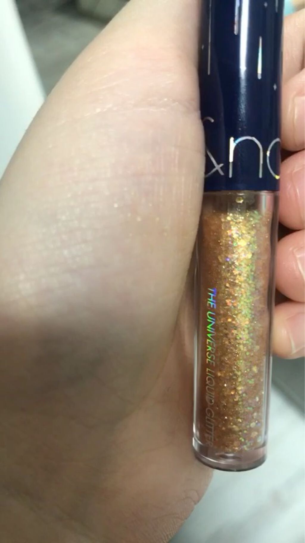 リキッド グリッター シャドウ/rom&nd/グリッターを使ったクチコミ（2枚目）