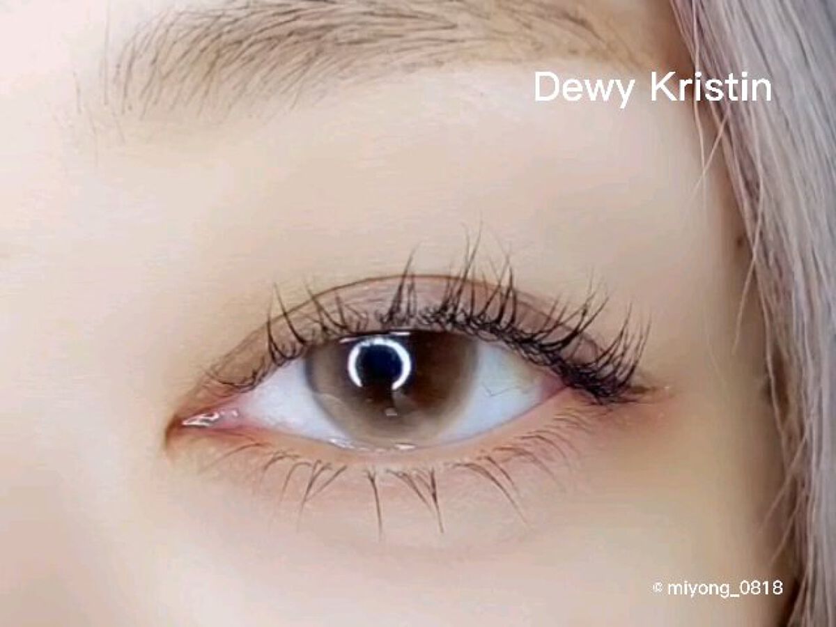 Dewy Kristin Monthly - ブラウン/Hapa kristin/カラーコンタクトレンズの動画クチコミ4つ目