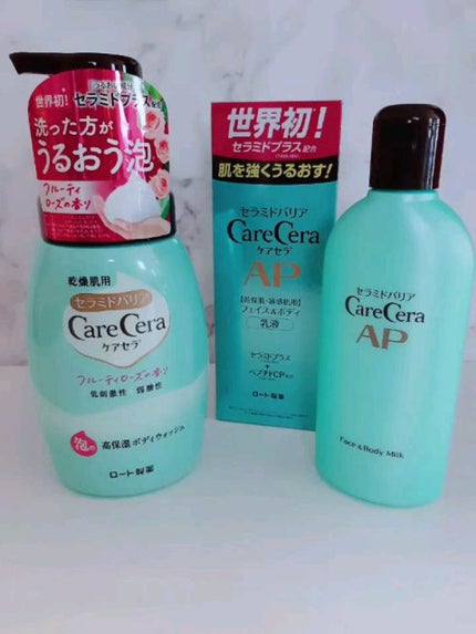 泡の高保湿ボディウォッシュ フルーティローズの香り/ケアセラ/ボディソープの人気ショート動画