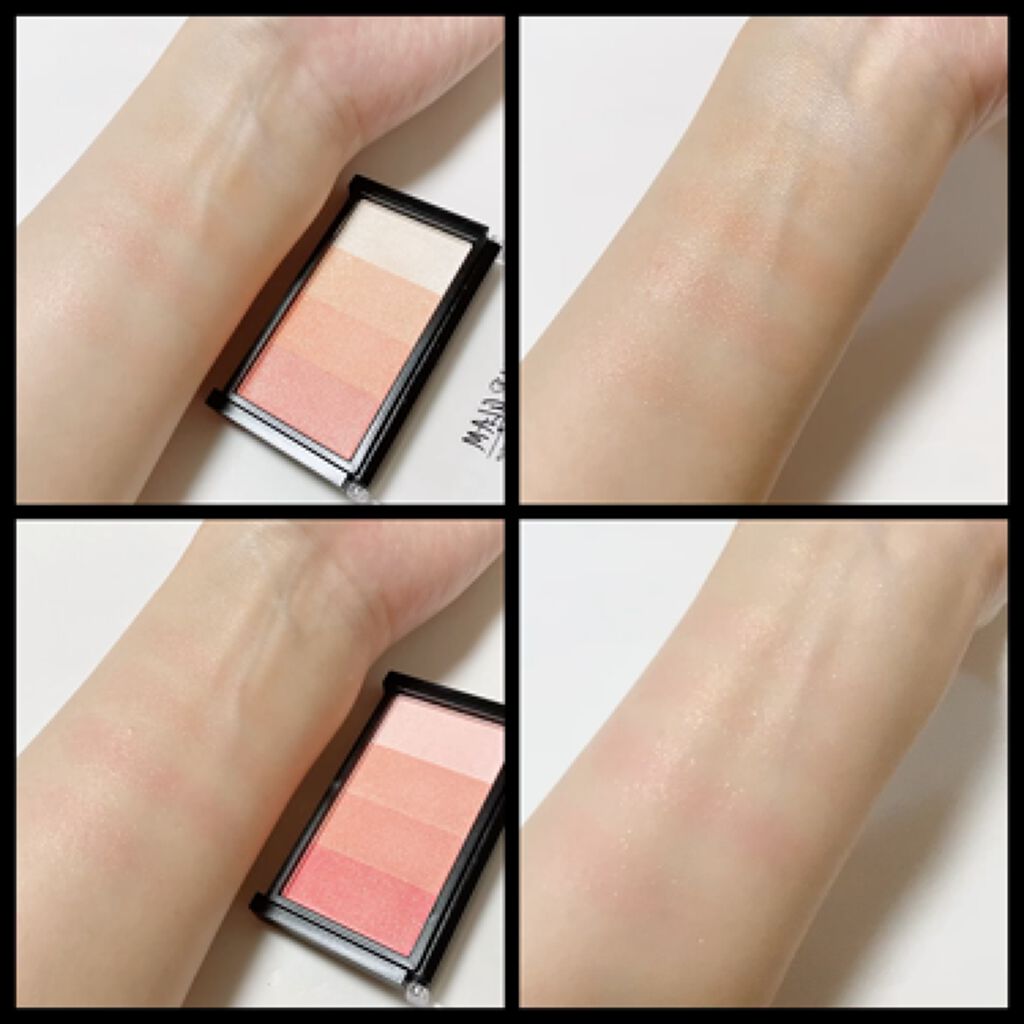 U R GLAM UR GLAM　GRADATION CHEEKのクチコミ「❁︎URGLAM グラデーションチーク❁︎

URGLAMの新作を見つけました☺️💓
見た目も.....」（3枚目）