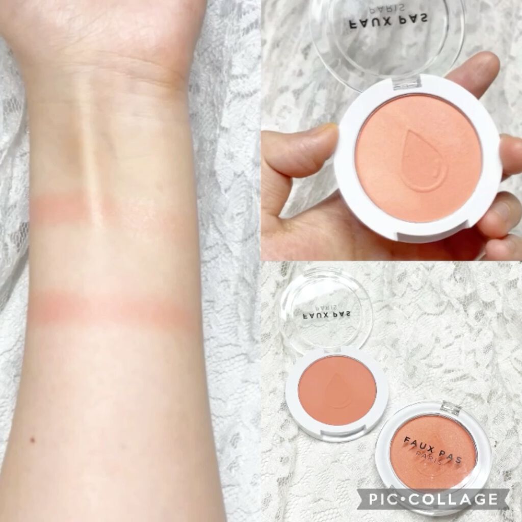 レインドロップチーク/FAUX PAS PARIS/パウダーチークの動画クチコミ2つ目