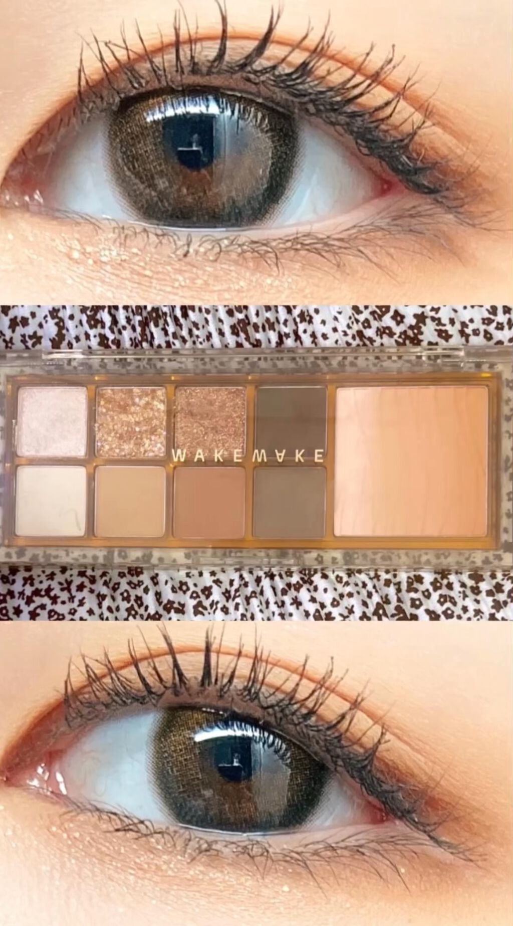 ミックスブラーリングアイパレット/wakemake/マルチパレットを使ったクチコミ（1枚目）