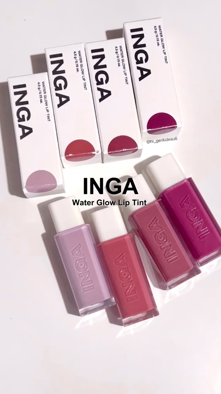 ウォーターグローリップティント/INGA/リップティントの動画クチコミ2つ目