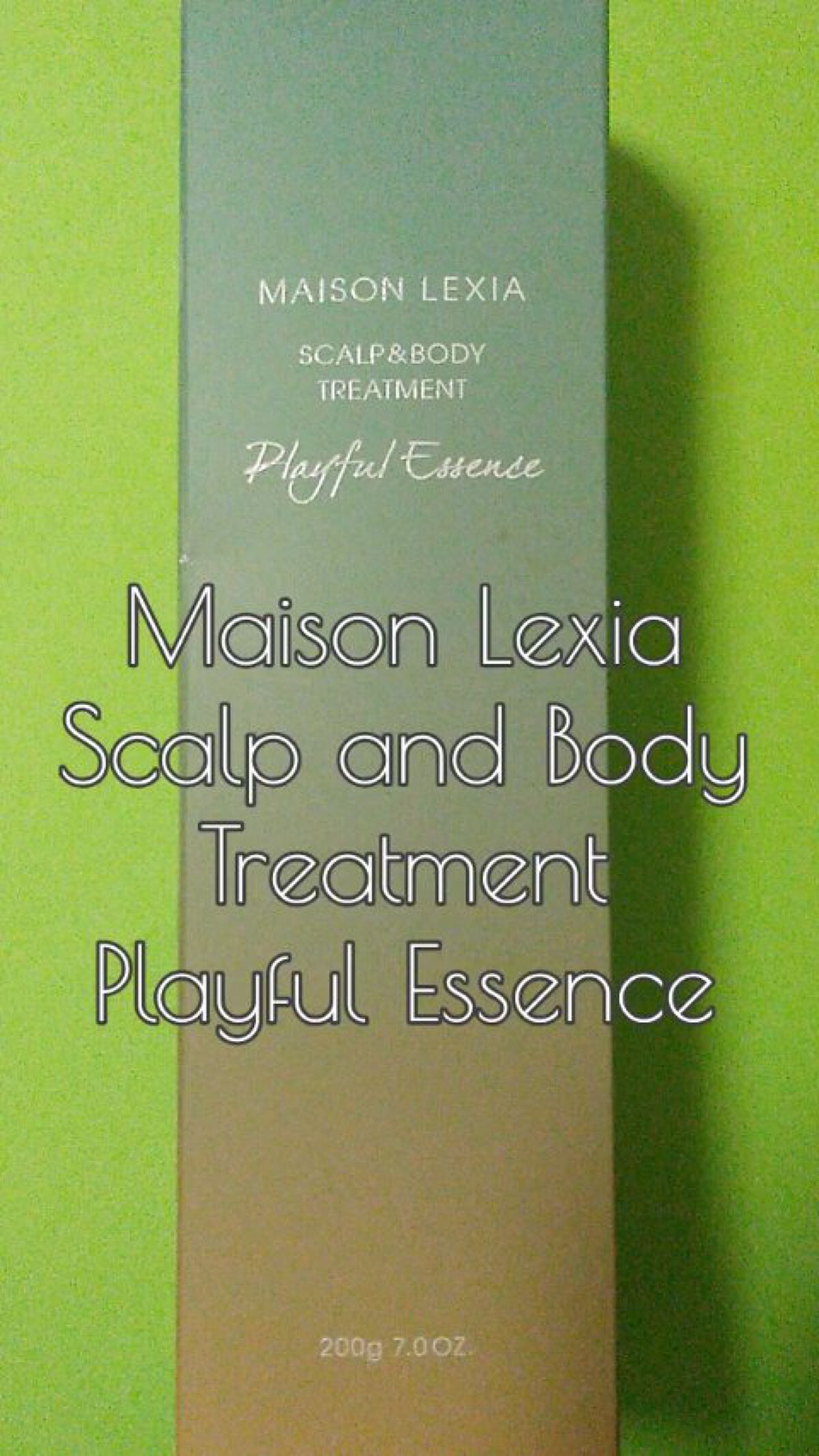 スカルプ＆ボディトリートメント プレイフルエッセンス/MAISON LEXIA/頭皮トリートメントの動画クチコミ2つ目