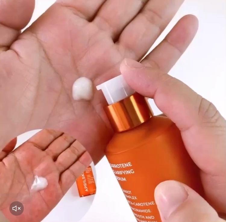 リアルカロテンブレミッシュクリアセラム/APRILSKIN/美容液を使ったクチコミ（2枚目）