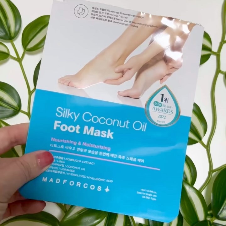 シルキーココナッツオイルフットマスク /MADFORCOS/レッグ・フットケアを使ったクチコミ（3枚目）