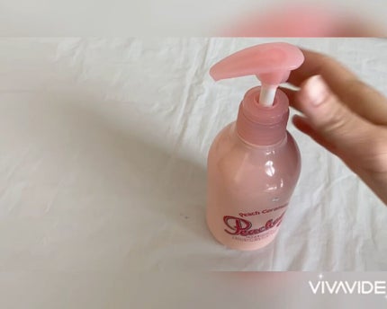 ピーチアー プレミアムボディミルクローション/ペリカン石鹸/ボディローションの動画クチコミ1つ目