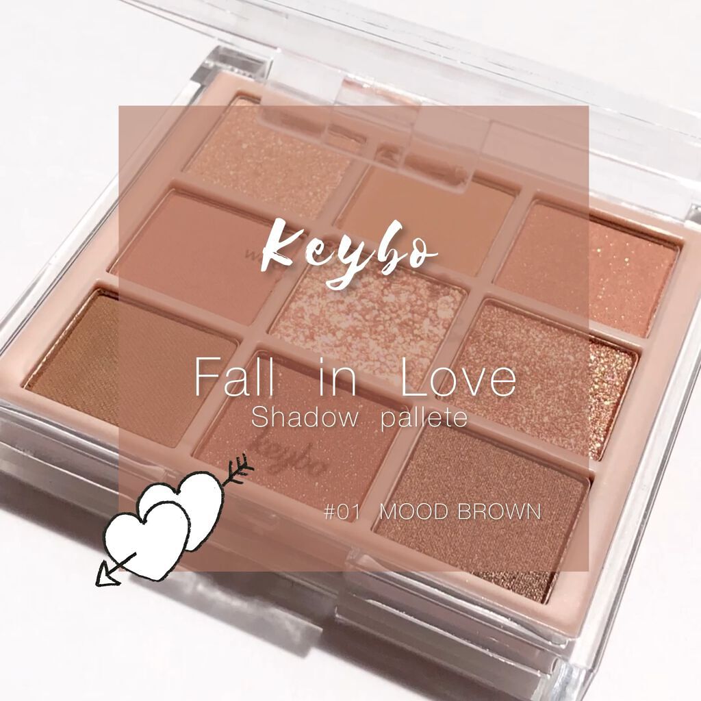 KEYBO FALL IN LOVE SHADOW PALETTE/keybo/アイシャドウパレットを使ったクチコミ（1枚目）