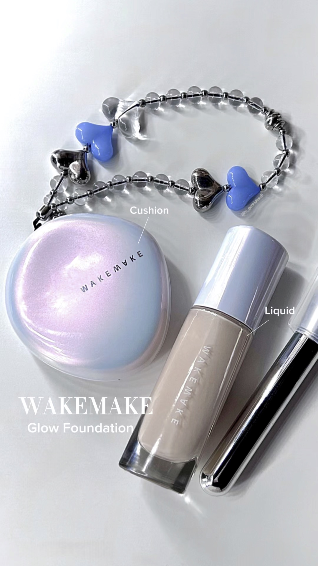 ウォーターグロウコーティングファンデーション/wakemake/リキッドファンデーションの動画クチコミ3つ目