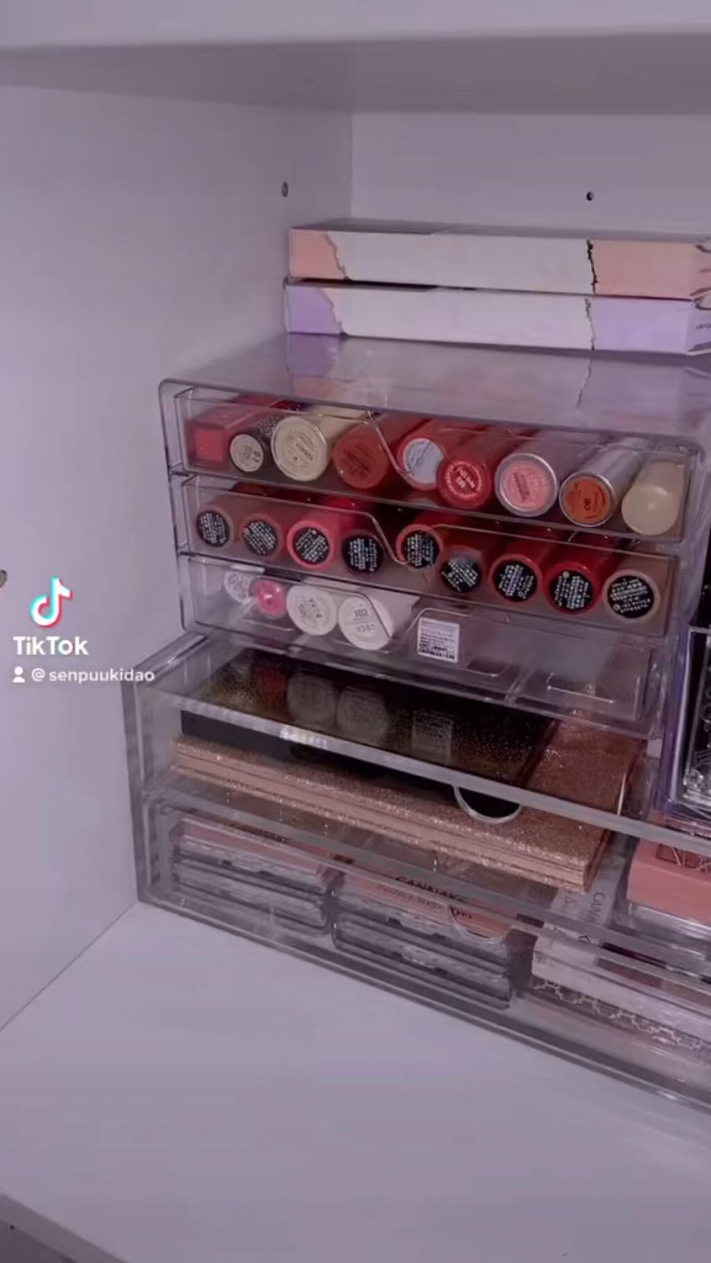 重なるアクリルケース２段引出・大/無印良品/その他化粧小物の動画クチコミ5つ目