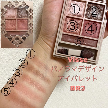 パノラマデザイン アイパレット/Visée/アイシャドウパレットの人気ショート動画