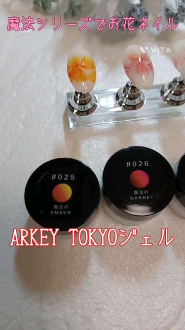 トリコカラージェル/ARKEY TOKYO/ネイル用品を使ったクチコミ（1枚目）