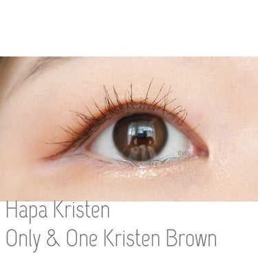 One & Only Kristin/Hapa kristin/カラーコンタクトレンズを使ったクチコミ（4枚目）