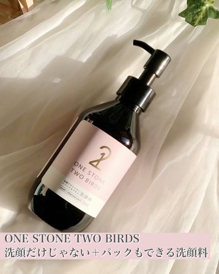 洗顔だけじゃない+パックもできる洗顔料/ONE STONE TWO BIRDS/その他洗顔料の人気ショート動画