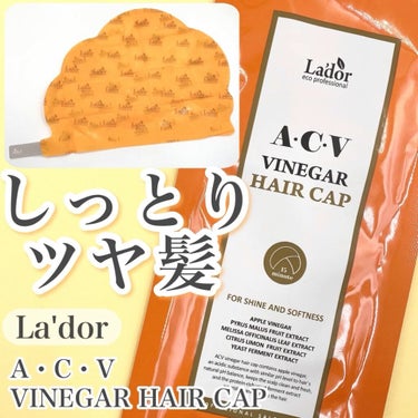 ACV VINEGAR HAIR CAP /La'dor/アウトバストリートメントを使ったクチコミ（1枚目）