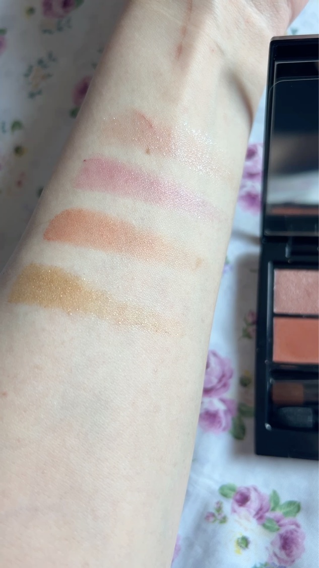 ミネラルクラッシィシャドー イノセントブルーム/エトヴォス/アイシャドウパレットを使ったクチコミ（2枚目）