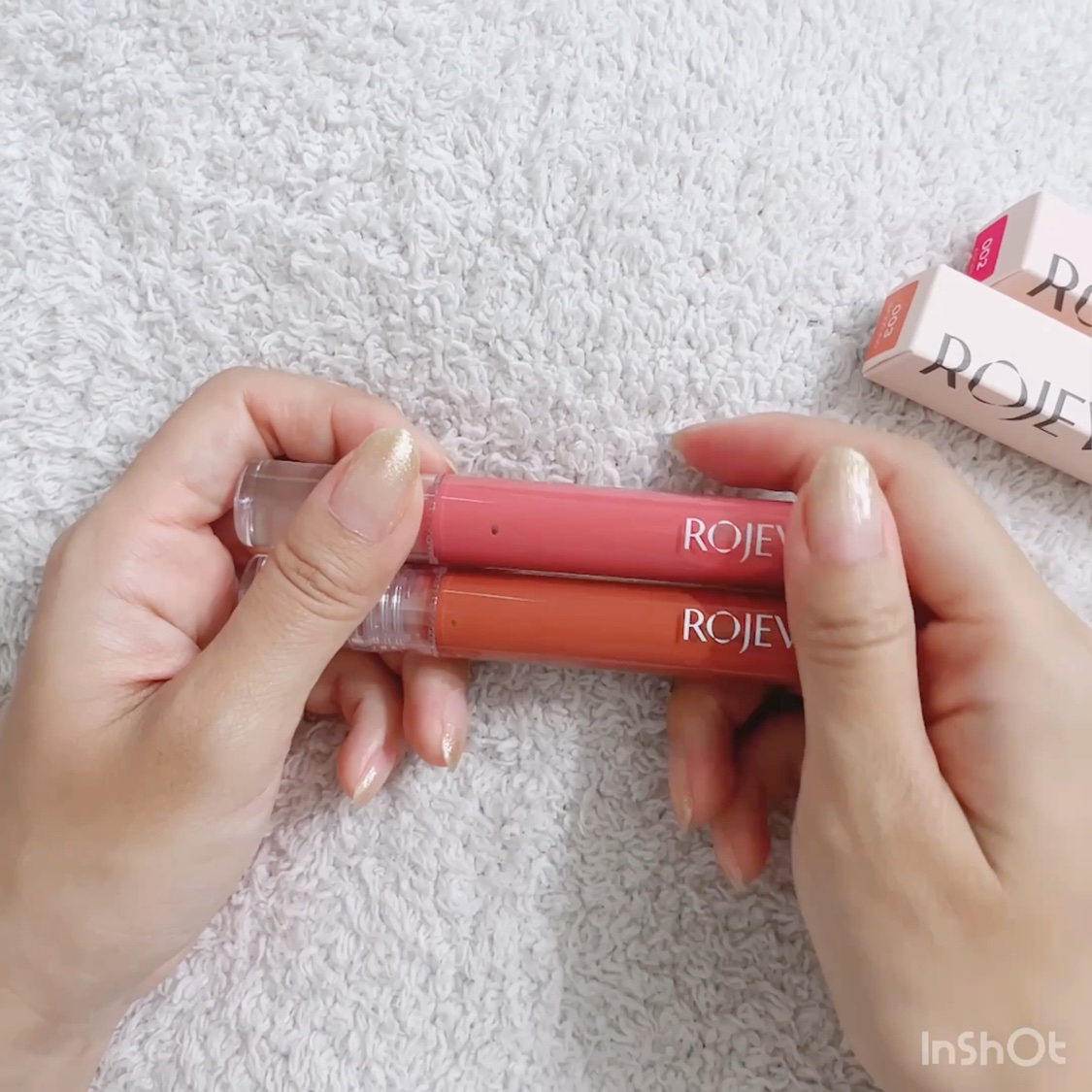 LIP PLUMPER GLAZE TINT/ROJEV/口紅を使ったクチコミ（2枚目）