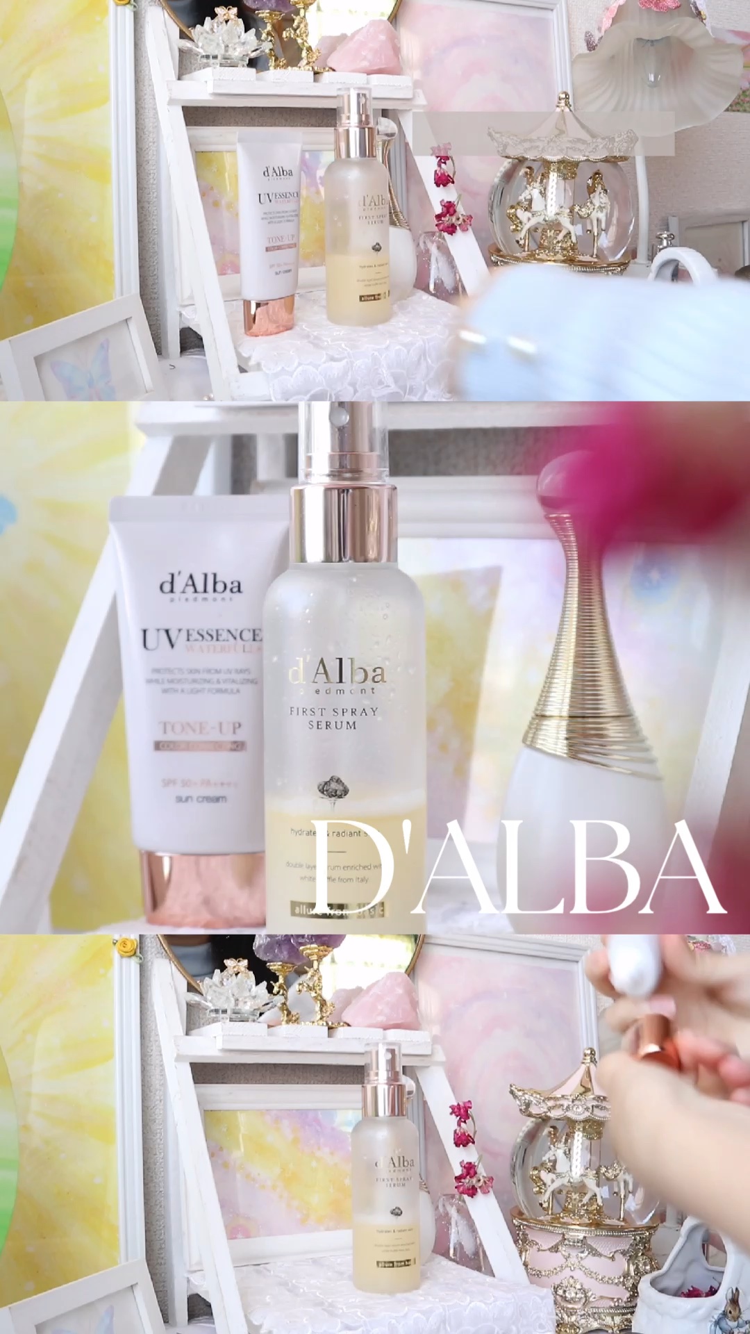 ダルバ ホワイトトリュフファーストスプレーセラム/ダルバ/ミスト状化粧水を使ったクチコミ（1枚目）