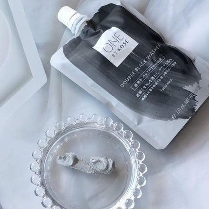 ダブル ブラック ウォッシャー/ONE BY KOSE/その他洗顔料を使ったクチコミ(2枚目)