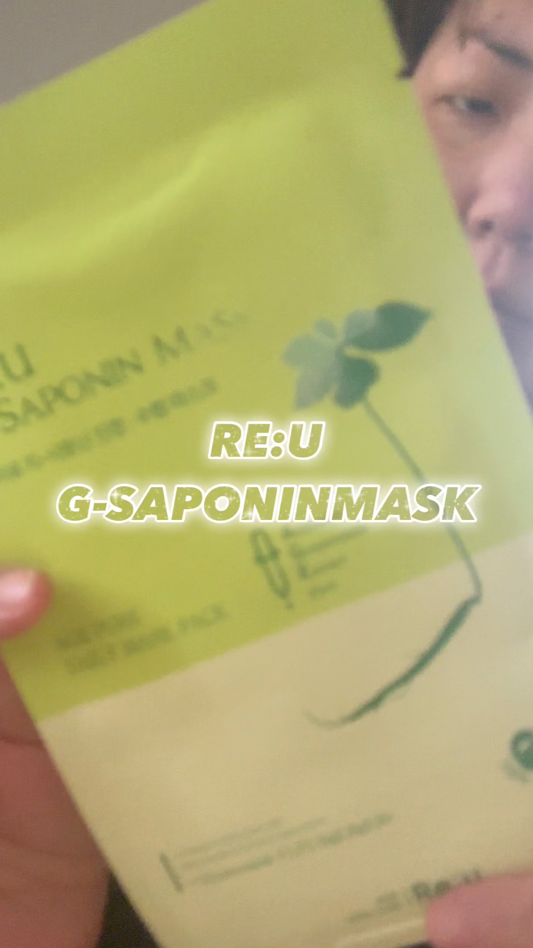 リ・ユー　ジーサポニンマスク/be-unfee/シートマスク・パックの動画クチコミ1つ目