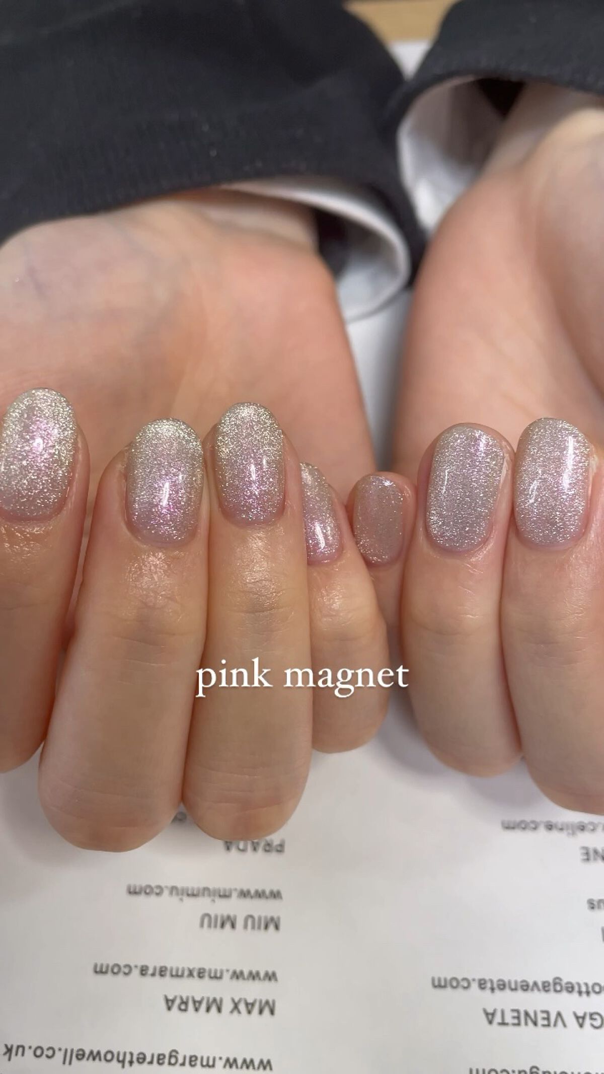 #ニュアンスネイル,#マグネットネイル,#ブライダルネイル,#ベージュネイル,#冬ネイルのネイルデザイン