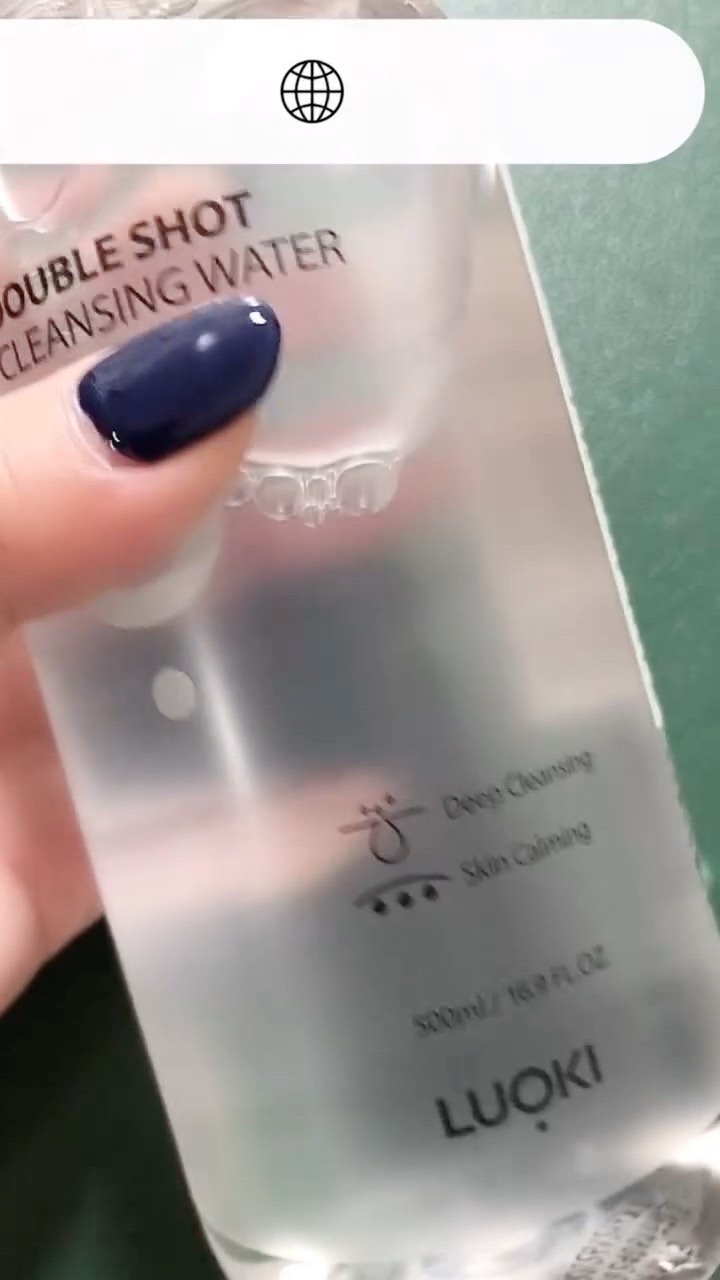 ダブルショットクレンジングウォーター/LUOKI/クレンジングウォーターの人気ショート動画