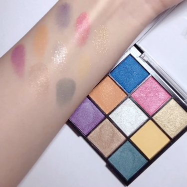 UR GLAM　BLOOMING EYE COLOR PALETTE/U R GLAM/アイシャドウパレットを使ったクチコミ（2枚目）