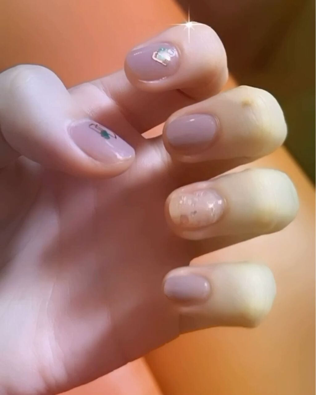 サンリオネイル/DAISO/マニキュアを使ったクチコミ（2枚目）