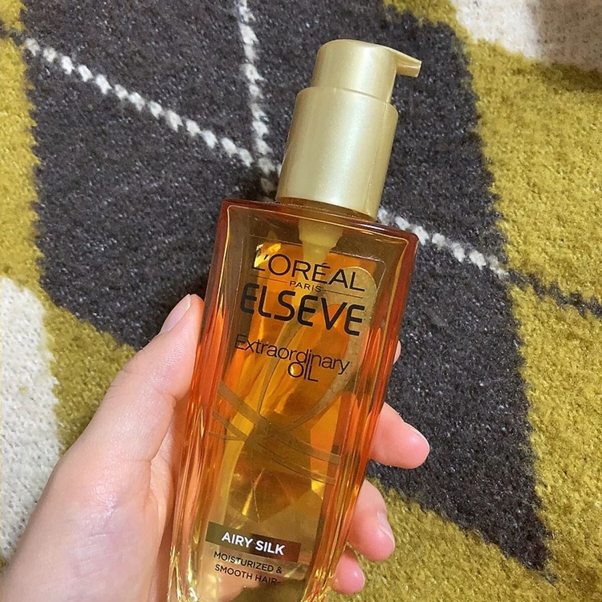 ロレアル パリ エクストラオーディナリー オイル エアリー シルク/ロレアル パリ/ヘアオイルを使ったクチコミ（1枚目）