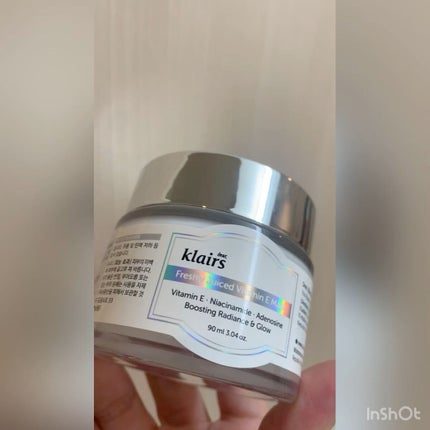 フレッシュリージュースドビタミンEマスク(90g)/Klairs/フェイスクリームの人気ショート動画