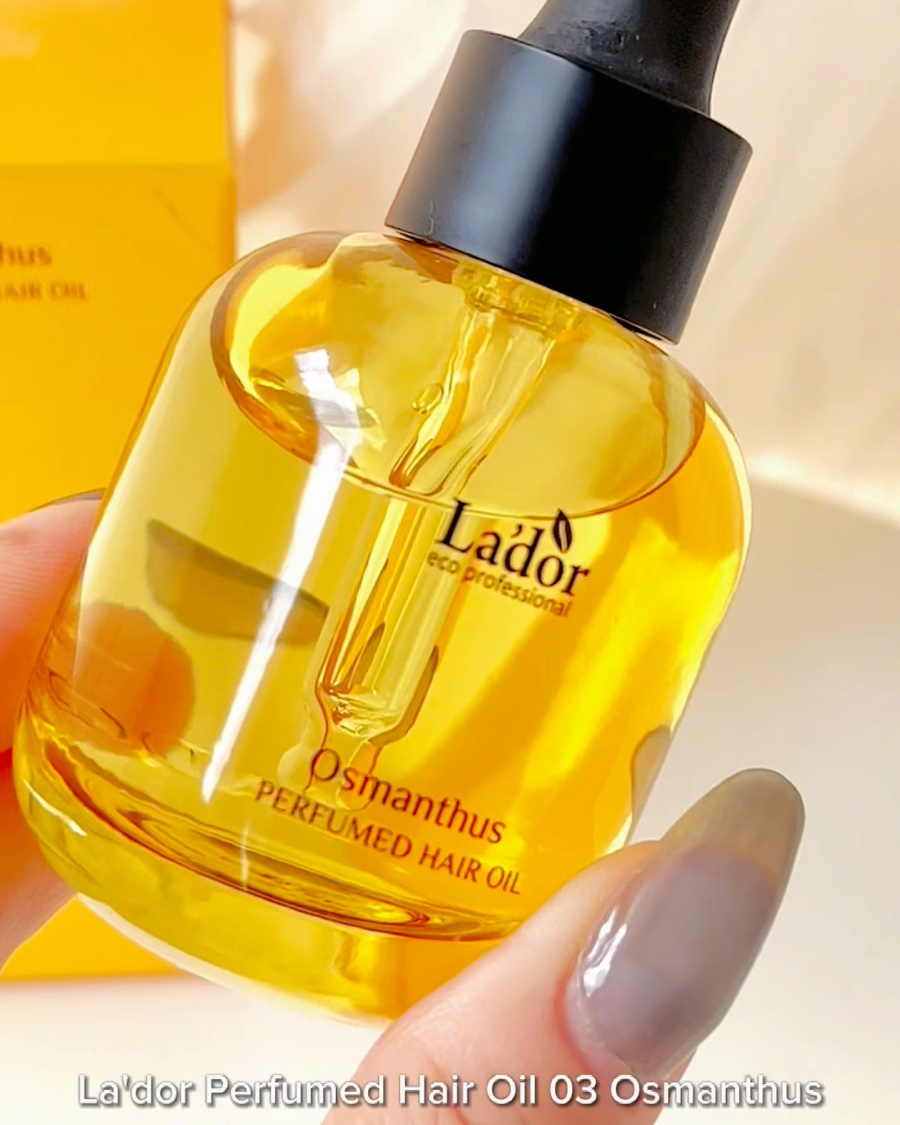 パフュームヘアオイル オスマンサス/La'dor/ヘアオイルを使ったクチコミ（3枚目）