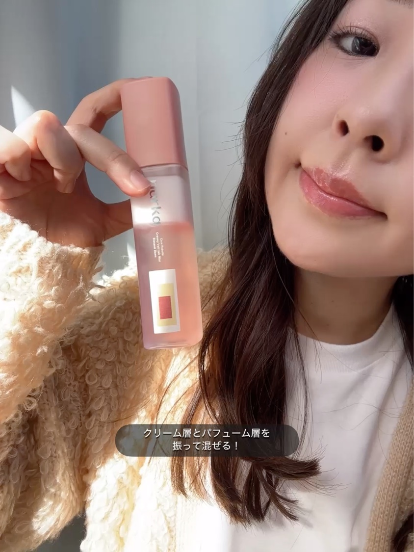 クリーミーベールヘアミスト ブロッサムダン/narka/ヘアミストを使ったクチコミ（3枚目）