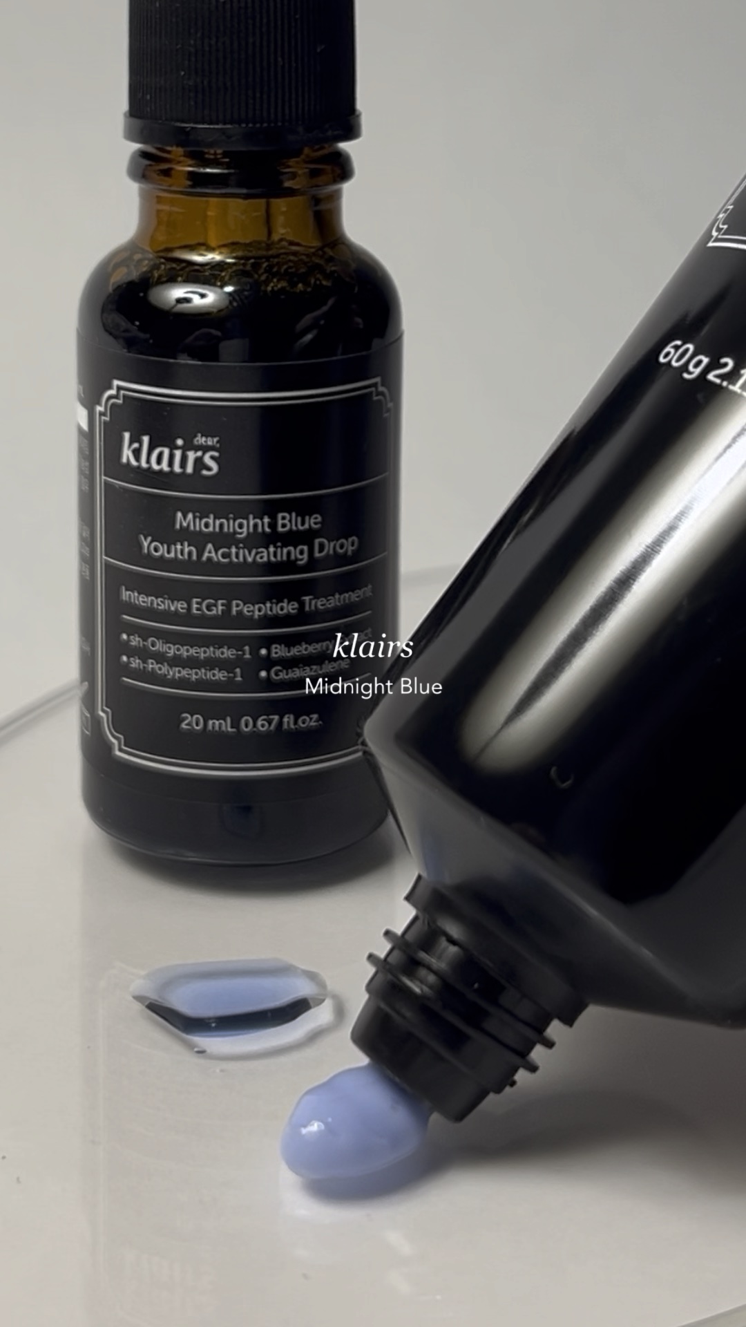 ミッドナイトブルーカーミングクリーム/Klairs/フェイスクリームの動画クチコミ2つ目