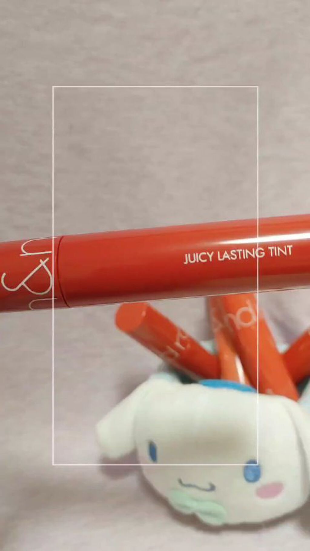 ジューシーラスティングティント/rom&nd/リップティントを使ったクチコミ（1枚目）